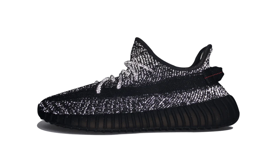 Alternative view of Yeezy Boost 350 V2 Static Black Reflective